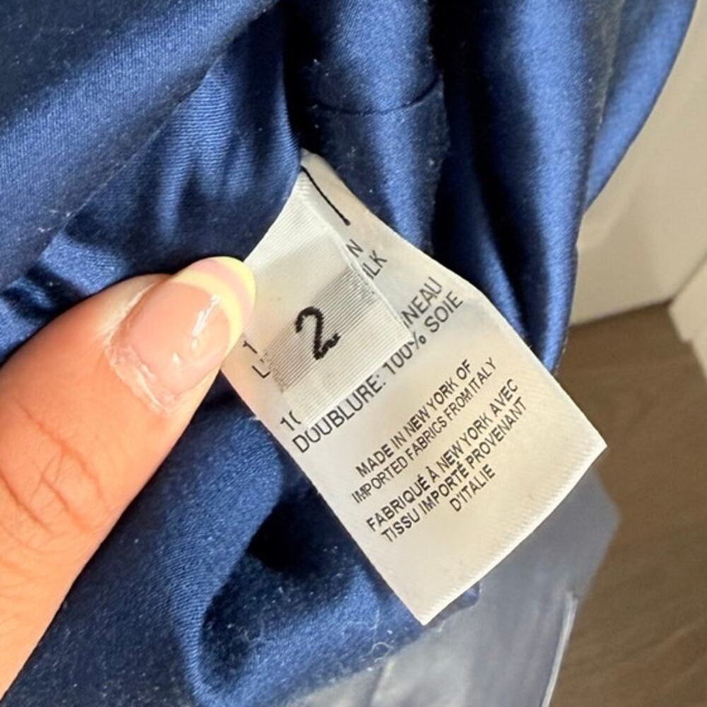 Alejandra Alonso Rojas Lamb Leather Silk Lining Pants Size 2 - Picture 4 of 8